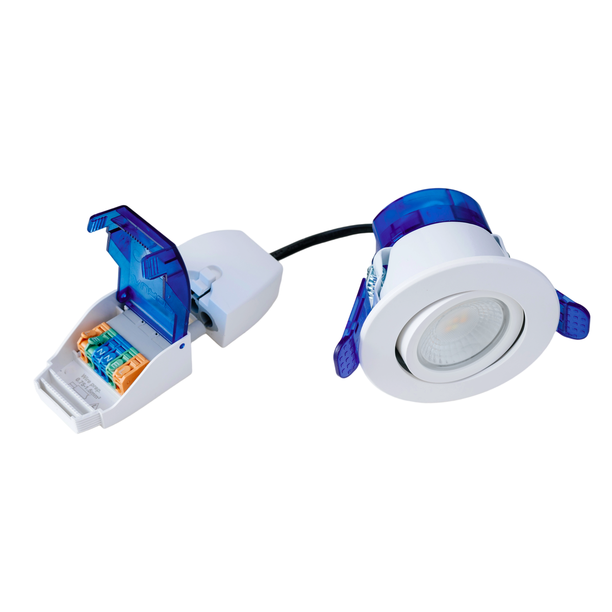 R6™ Colour & Wattage Switchable Adjustable Fire Rated Downlight with FastRFix