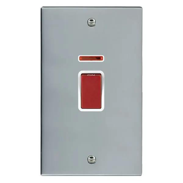 Cher V BC 45A DP+N VERTICAL Red Rkr/WH