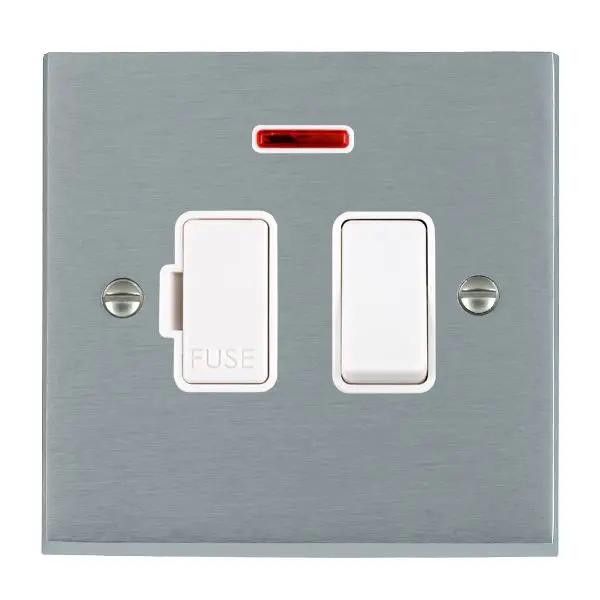 Cher V SC 13A DP Fused Spur+N WH/WH