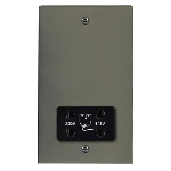 Cher V BK Shaver Dual Volt Socket BL