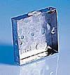 back box 1 Gang 16mm KO Flush Box - back box 1 Gang 16mm KO Flush Box