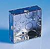 back box 1 Gang 25mm KO Flush Box - back box 1 Gang 25mm KO Flush Box
