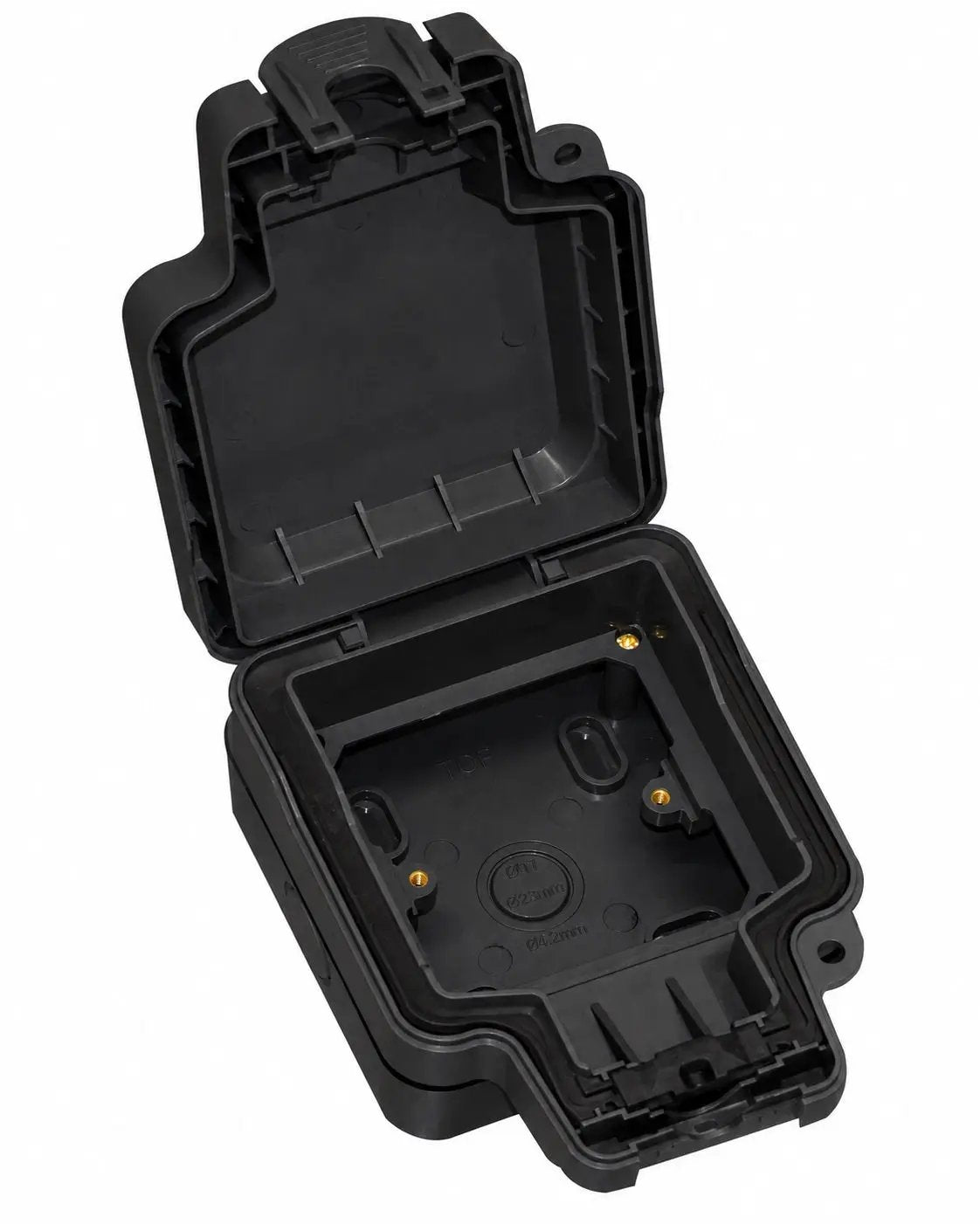 ELEM BLACK IP66 1 Gang Enclosure