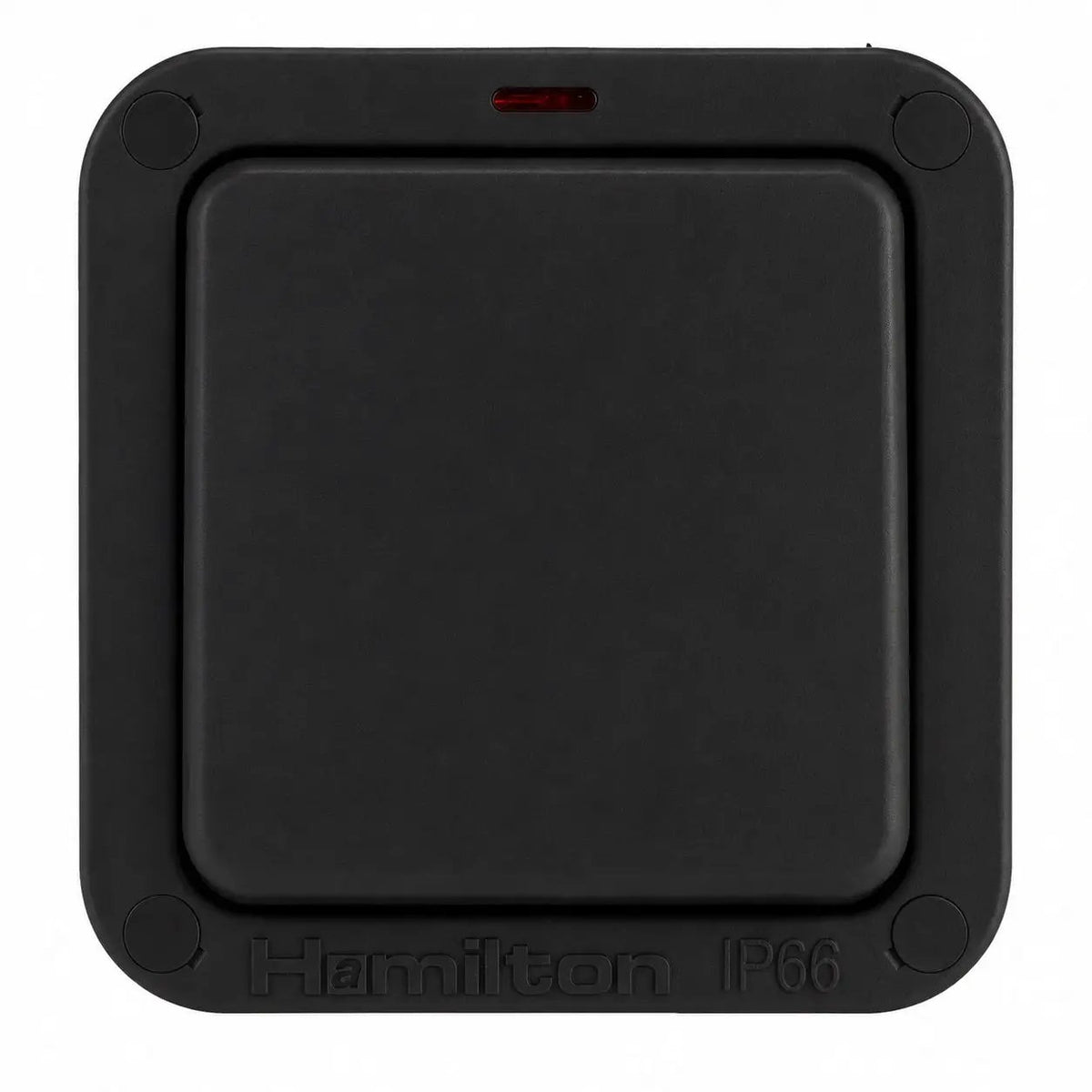 ELEM BLACK IP66 1 Gang 20AX 2 Way Rkr+N