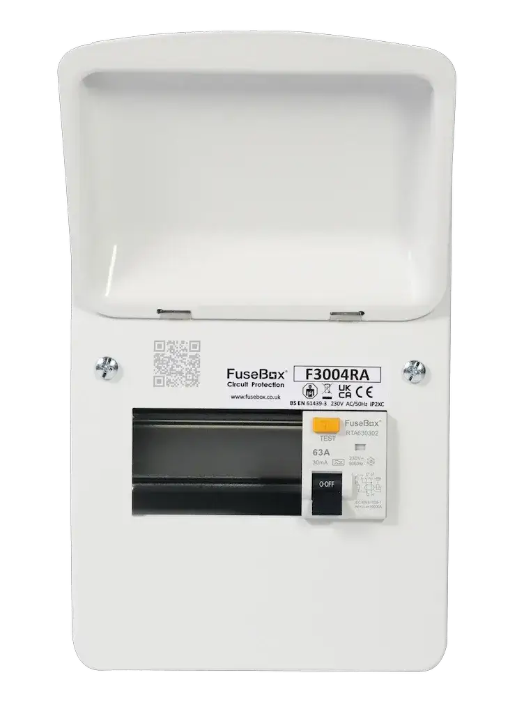 Fusebox RCD 4 WAY 63A 30MA TYPE A - Electrical Fusebox RCD 4 WAY 63A 30MA TYPE A Electrical