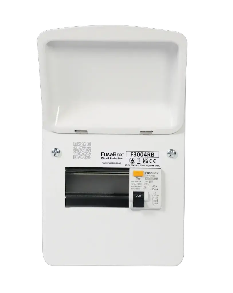 Fusebox RCD 4 WAY 63A 30MA TYPE B - Electrical Fusebox RCD 4 WAY 63A 30MA TYPE B Electrical