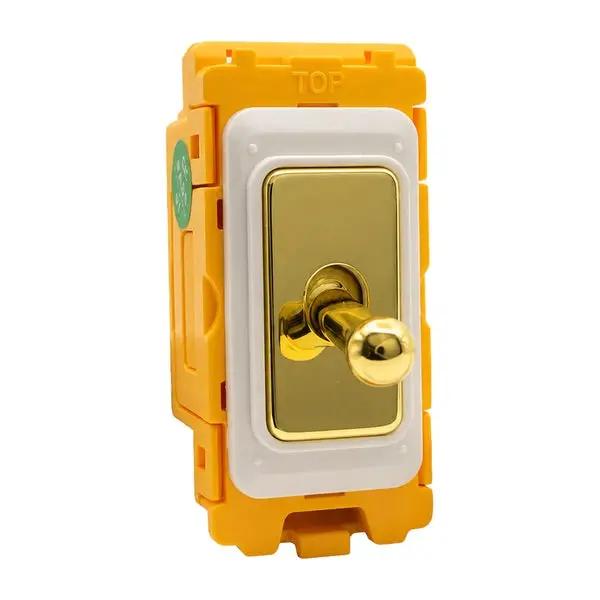 FLM 20AX Inter Toggle PB + BL/WH Bzls