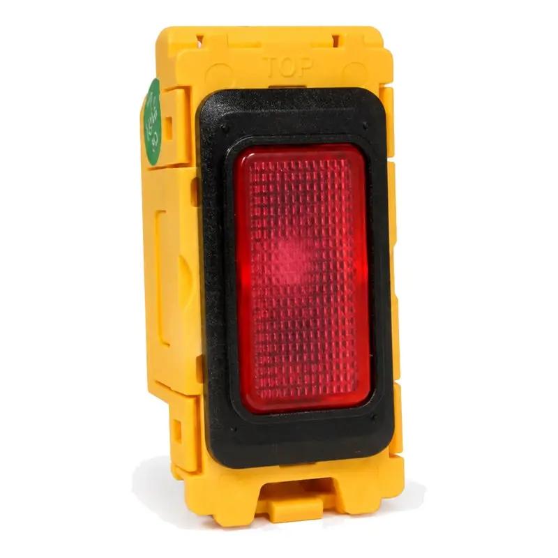 FLM Neon Red + BL/WH/QG Bezels