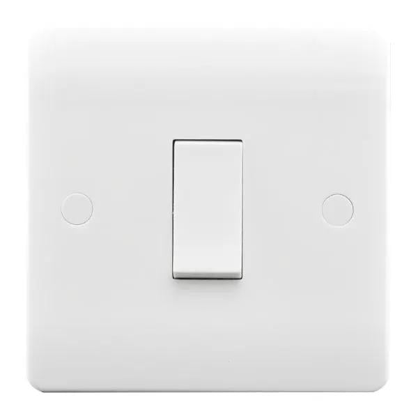 Verve White 1g 10AX 2 Way Mini Gd Rkr WH