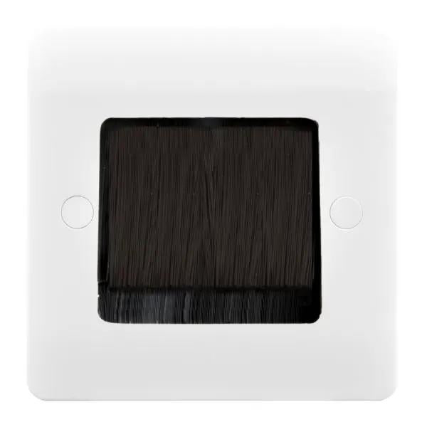 Vrv Wh Sgl 1x Euro Mod 50x50mm Brush WH