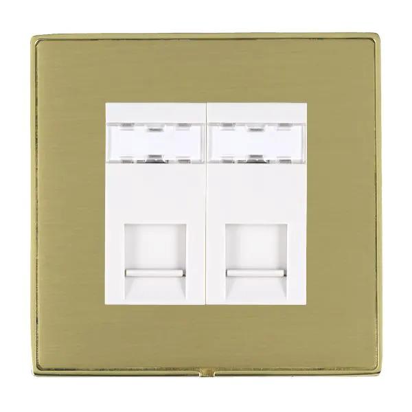 L-Duo CFX PB/SB 2g RJ45 CAT5E Unsheld WH