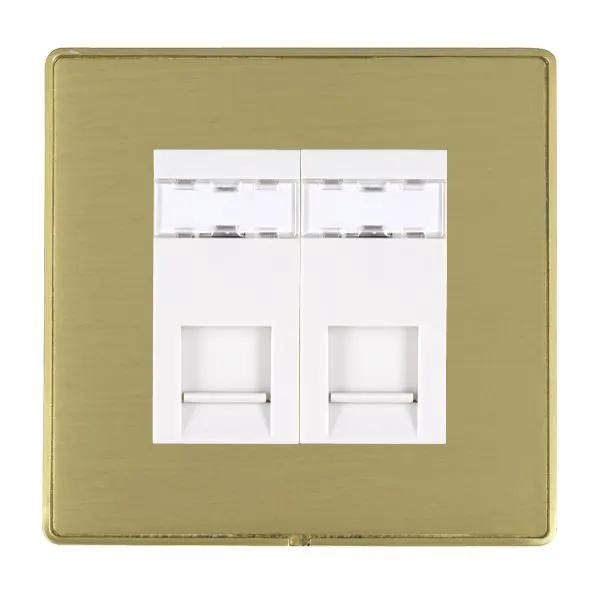 L-Duo CFX SB/SB 2g RJ45 CAT5E Unsheld WH