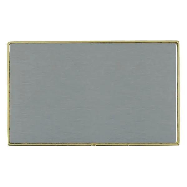 L-Duo CFX PB/SS Double Blank Plate