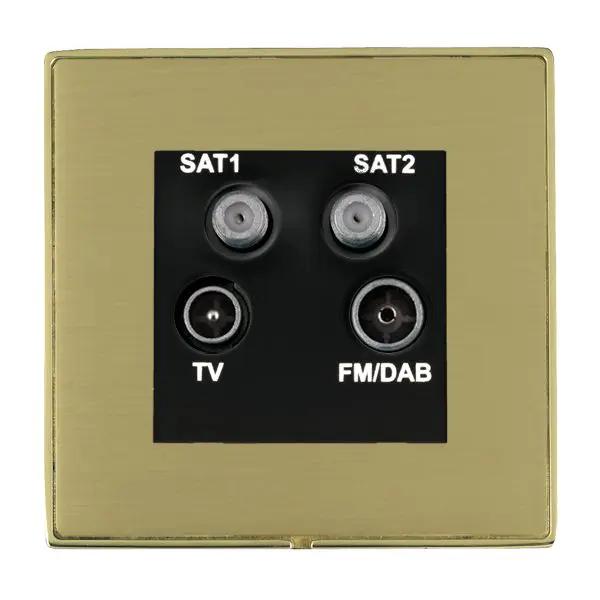 L-Duo CFX PB/SB No-Isolat TV+FM+2XSAT BL