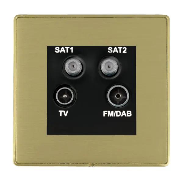 L-Duo CFX SB/SB No-Isolat TV+FM+2XSAT BL