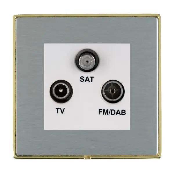 L-Duo CFX PB/SS Non-Iso DAB TV+FM+SAT WH