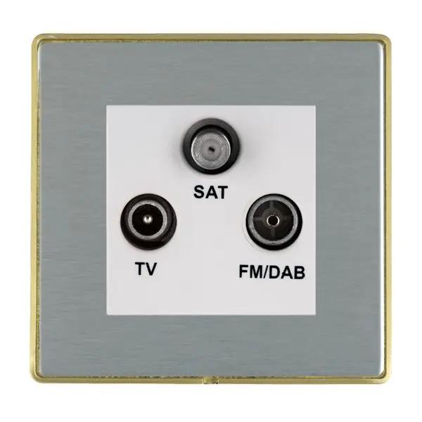 L-Duo CFX SB/SS Non-Iso DAB TV+FM+SAT WH