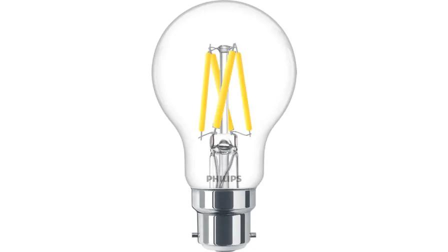 SGINIFY Philips LEDbulb, A60, 40 W, B22, 2200 K, 2700 K, 470 lm, CRI 95, 25000 h, Glass - SGINIFY Philips LEDbulb, A60, 40 W, B22, 2200 K, 2700 K, 470 lm, CRI 95, 25000 h, Glass