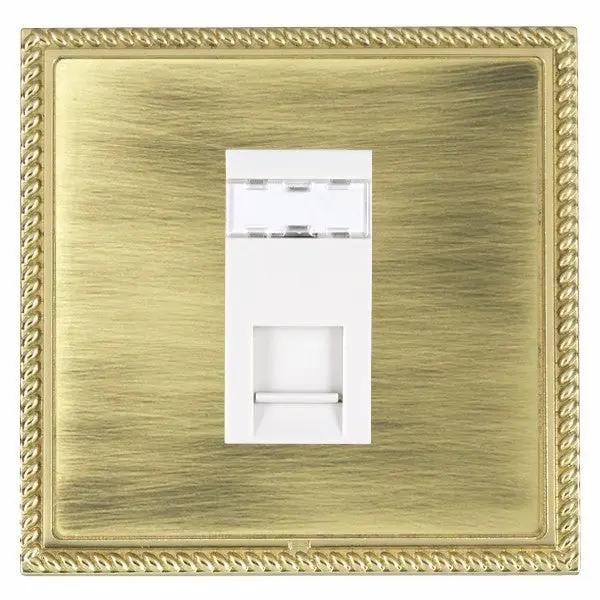 L-Geo CFX PB/AB 1g RJ45 CAT5E Unsheld WH