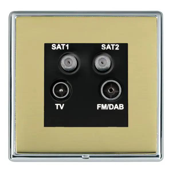 L-Ron CFX BC/PB No-Isolat TV+FM+2XSAT BL