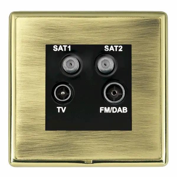 L-Ron CFX PB/AB No-Isolat TV+FM+2XSAT BL