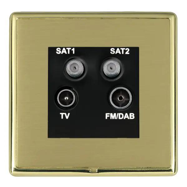 L-Ron CFX PB/SB No-Isolat TV+FM+2XSAT BL