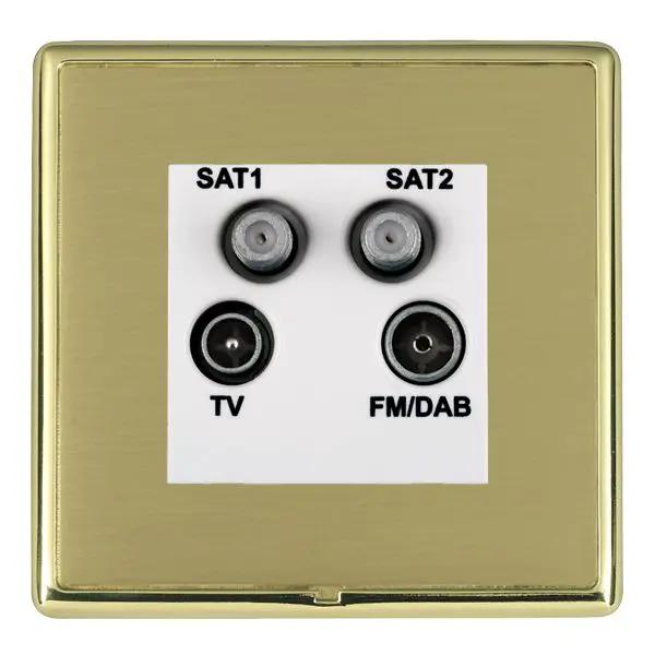 L-Ron CFX PB/SB No-Isolat TV+FM+2XSAT WH