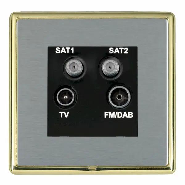 L-Ron CFX SB/SS No-Isolat TV+FM+2XSAT BL