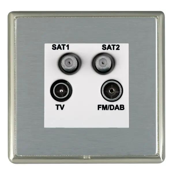 L-Ron CFX SN/SS No-Isolat TV+FM+2XSAT WH