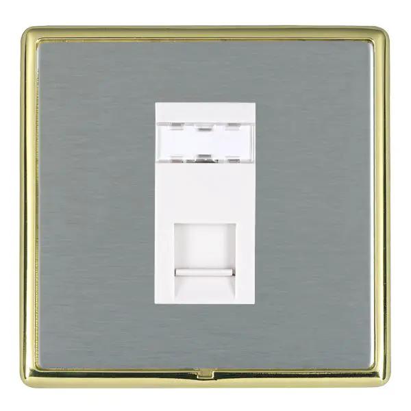 L-Ron CFX PB/SS 1g RJ45 CAT5E Unsheld WH