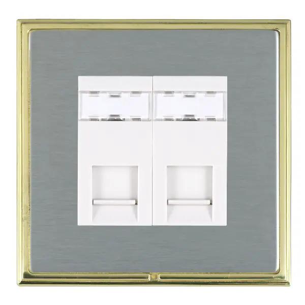 L-Sca CFX PB/SS 2g RJ45 CAT5E Unsheld WH