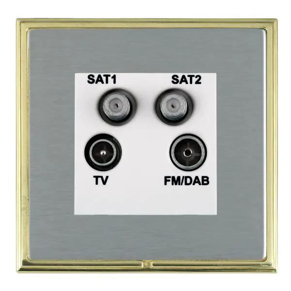 L-Sca CFX PB/SS No-Isolat TV+FM+2XSAT WH