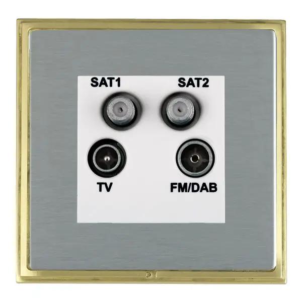 L-Sca CFX SB/SS No-Isolat TV+FM+2XSAT WH