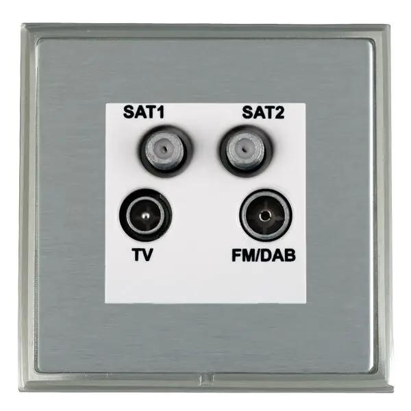 L-Sca CFX SN/SS No-Isolat TV+FM+2XSAT WH