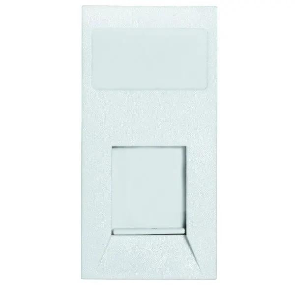 E/Fix RJ12 Outlet-Unshield 25x50 WH