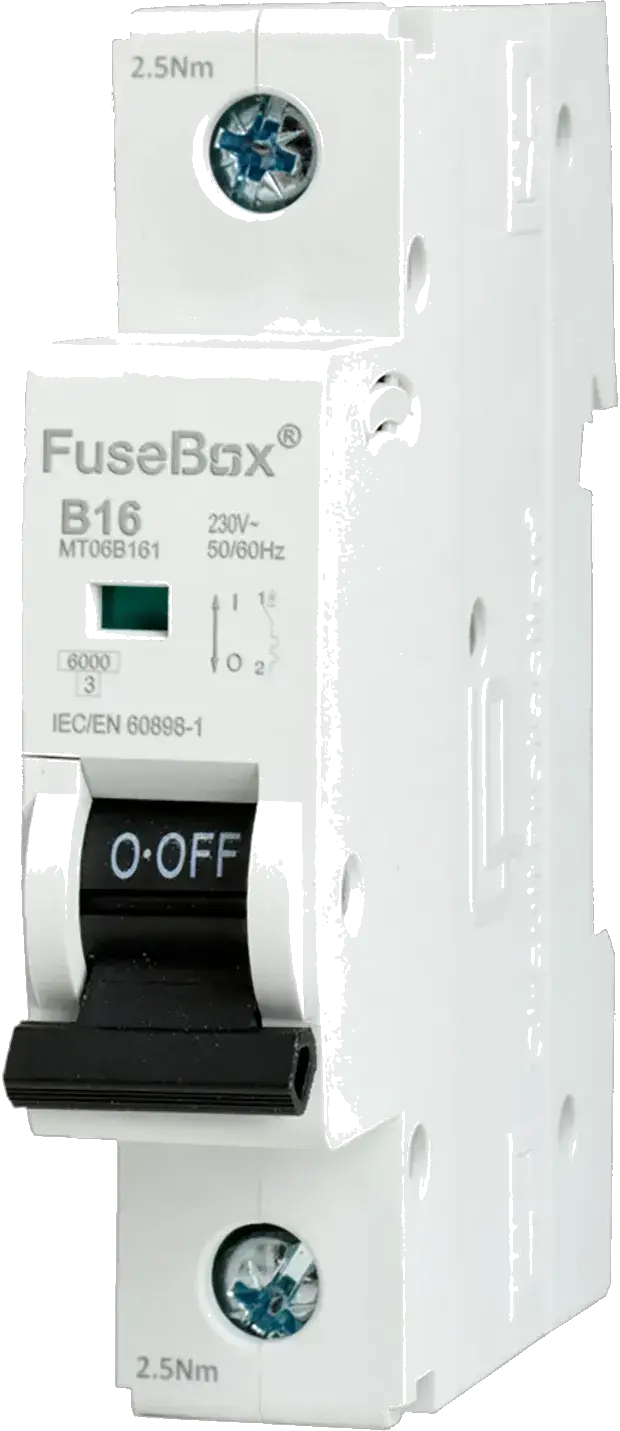 Fusebox 16A B CURVE MCB 6kA 1P - Electrical Fusebox 16A B CURVE MCB 6kA 1P Electrical