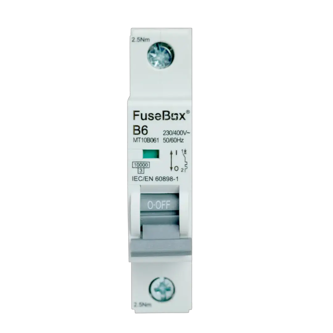 Fusebox 6A B CURVE MCB 10KA 1P - Electrical Fusebox 6A B CURVE MCB 10KA 1P Electrical