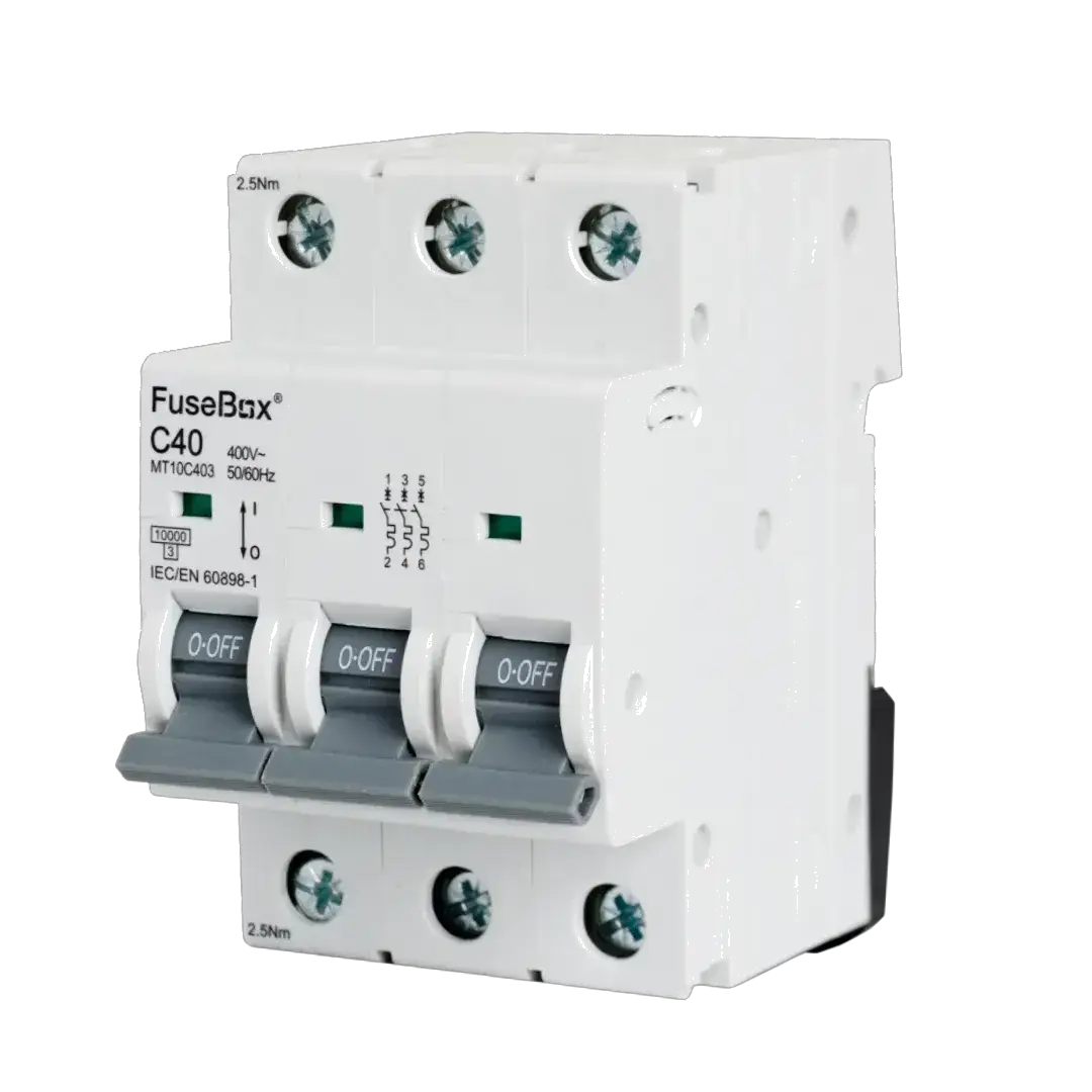 Fusebox 40A C CURVE MCB 10kA 3P - Electrical Fusebox 40A C CURVE MCB 10kA 3P Electrical