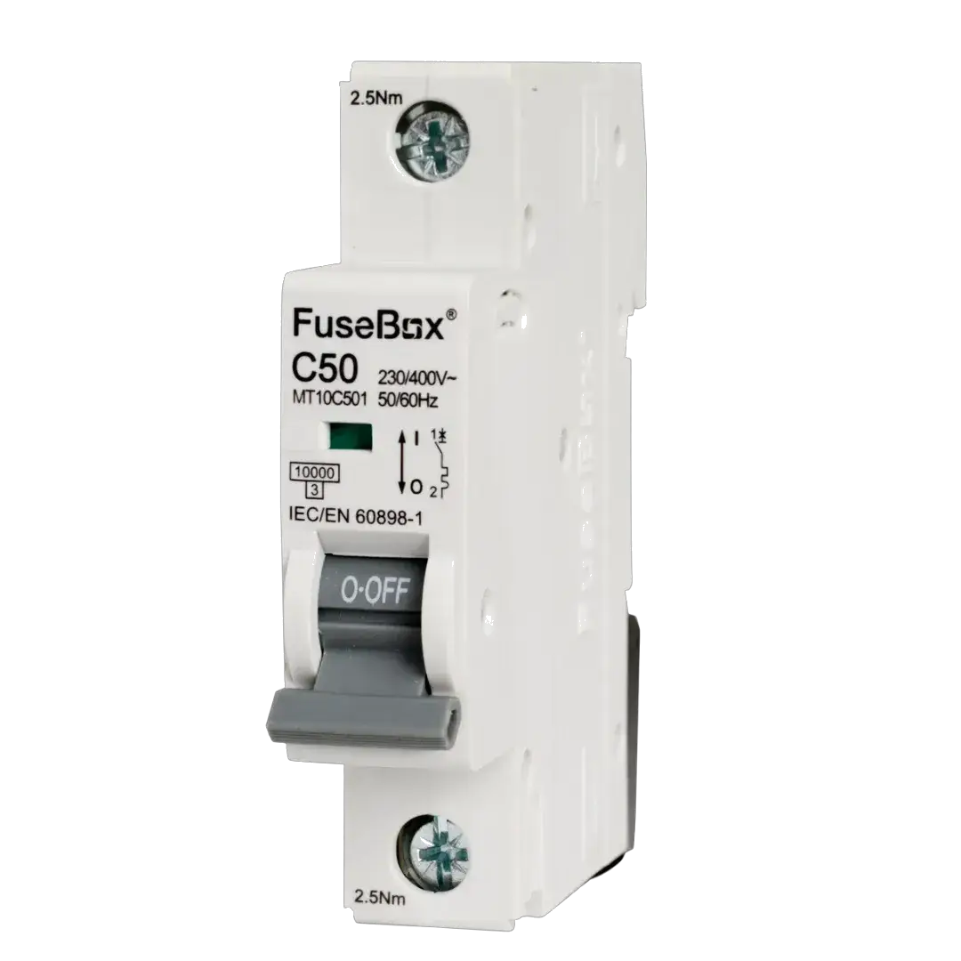 Fusebox 50A C CURVE MCB 10kA 1P - Electrical Fusebox 50A C CURVE MCB 10kA 1P Electrical