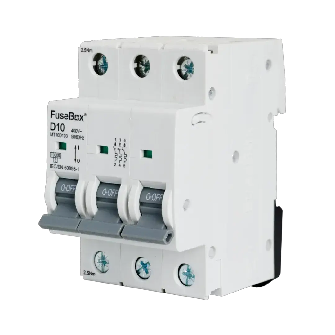 Fusebox 10A D CURVE MCB 10kA 3P - Electrical Fusebox 10A D CURVE MCB 10kA 3P Electrical