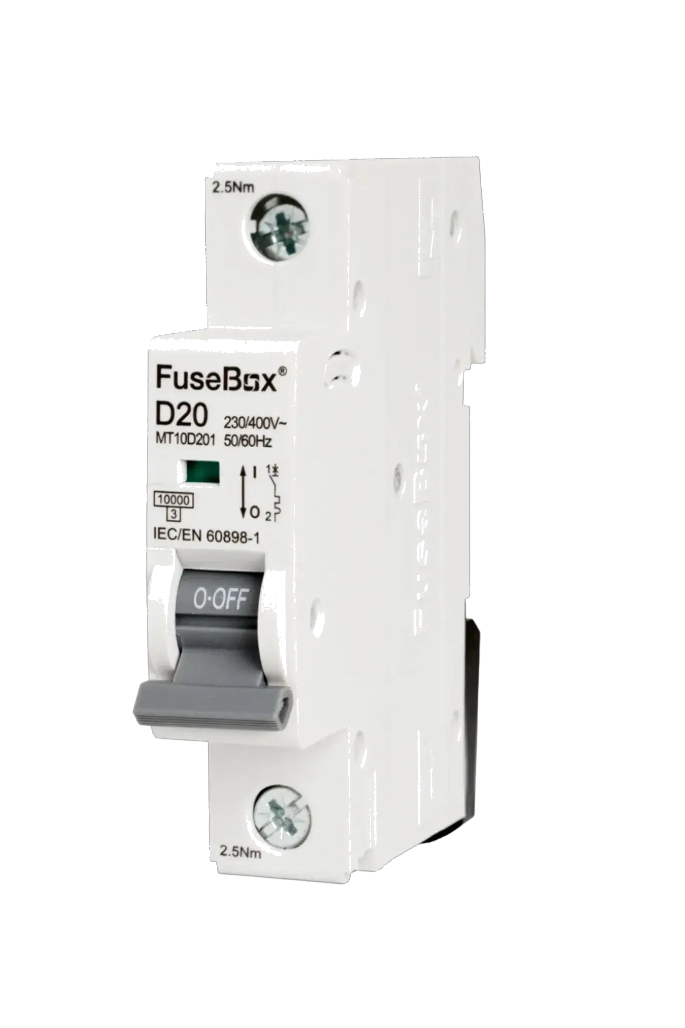 Fusebox 20A D CURVE MCB 10kA 1P - Electrical Fusebox 20A D CURVE MCB 10kA 1P Electrical