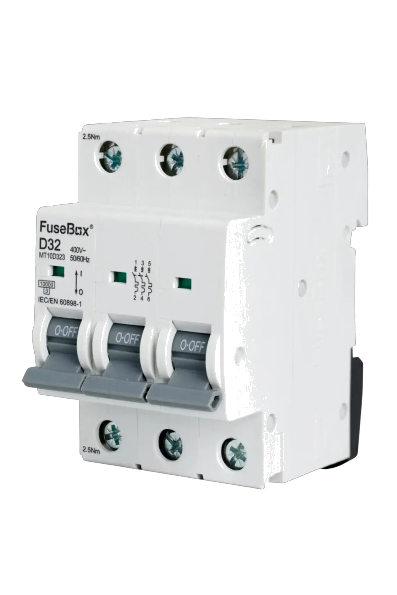 Fusebox 32A D CURVE MCB 10kA 3P - Electrical Fusebox 32A D CURVE MCB 10kA 3P Electrical