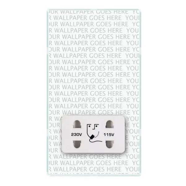 Percept Shaver Dual Volt Socket WH