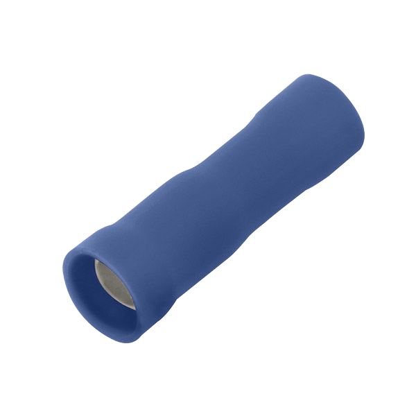 UNCRIMP 100 BLUE FEMALE AUTO BULLET TERMINAL5MM - Blue UNCRIMP 100 BLUE FEMALE AUTO BULLET TERMINAL5MM Blue