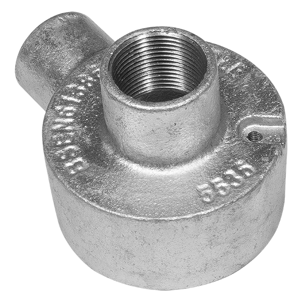 UNCRIMP 25MM 1W GALV BACK OUTLET TERMINAL (PK10) - Back Outlets UNCRIMP 25MM 1W GALV BACK OUTLET TERMINAL (PK10) Back Outlets