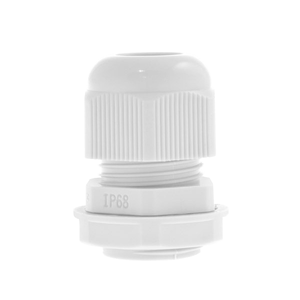 UNCRIMP 25MM GLAND NYLON WHITE (PK10) - White UNCRIMP 25MM GLAND NYLON WHITE (PK10) White
