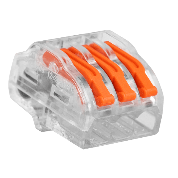 UNCRIMP 32A 450V 3 PORT LEVER CONNECTOR (PK 50) - Lever Connectors UNCRIMP 32A 450V 3 PORT LEVER CONNECTOR (PK 50) Lever Connectors