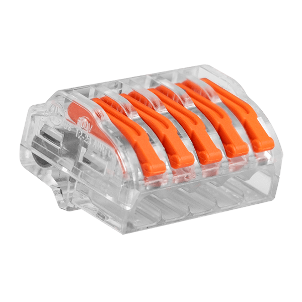 UNCRIMP 32A 450V 5 PORT LEVER CONNECTOR (PK 30) - Lever Connectors UNCRIMP 32A 450V 5 PORT LEVER CONNECTOR (PK 30) Lever Connectors