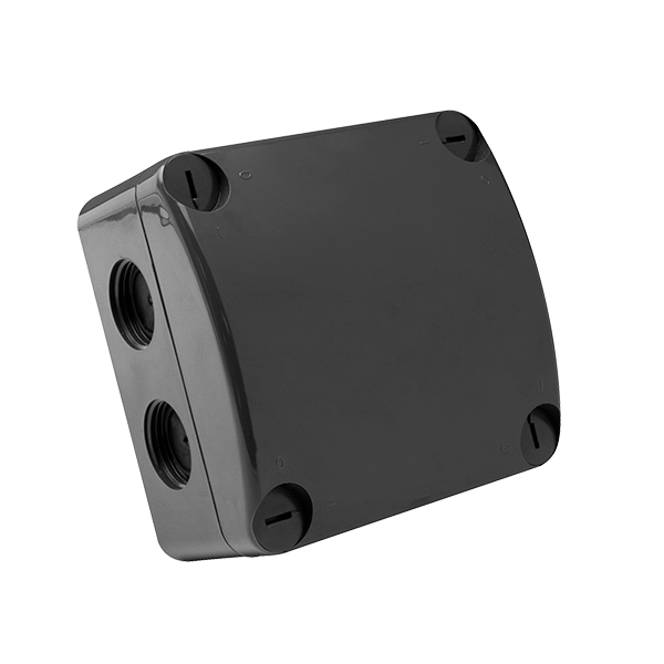 UNCRIMP 85MM X 85MM X 52MM IP66 FURNISHED ENCLOSURE WITH 4 X 3 WAY LEVER CONNECTORS - ANTHRACITE GREY - Junction Boxes UNCRIMP 85MM X 85MM X 52MM IP66 FURNISHED ENCLOSURE WITH 4 X 3 WAY LEVER CONNECTORS - ANTHRACITE GREY Junction Boxes