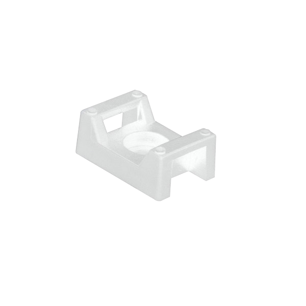 UNCRIMP NATURAL CABLE TIE CRADLE 4.9MM HOLE(100) - Cradle UNCRIMP NATURAL CABLE TIE CRADLE 4.9MM HOLE(100) Cradle